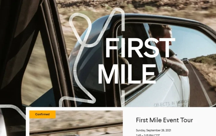 Test Drive Invitations are arriving! And First Mile events tab now available