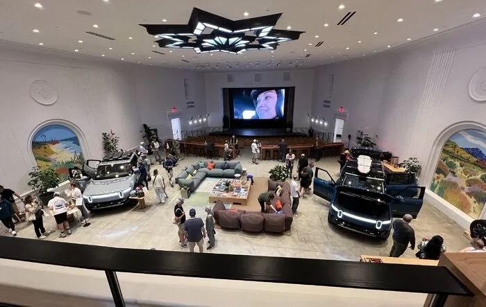 Rivian Laguna Beach Space Opens! - First Real Life Photos