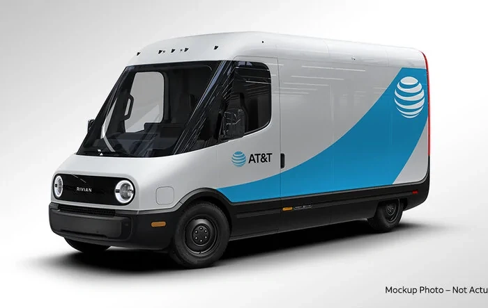AT&T signs deal to buy Rivian EDV Vans, R1T and R1S!