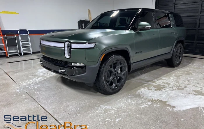 Transforming a Rivian: From Glossy to Stealth with Seattle ClearBra's Expertise
