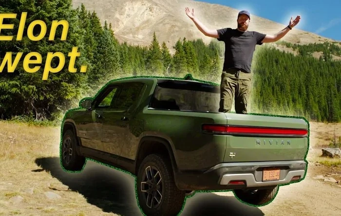 Snazzy Labs:   I Drove the Cybertruck Killer - Rivian R1T First Look Review