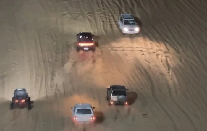 R1T conquers Moreeb Dune in UAE
