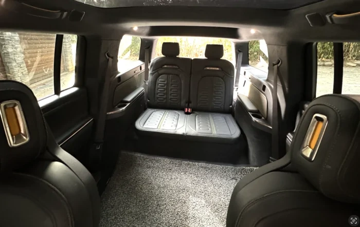 R1S middle row seat removal easier than expected and wow what a difference.