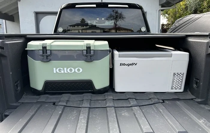 What cooler do you carry in your R1T bed?