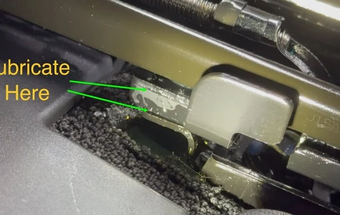 How to fix seat rattle or ticking - solved!