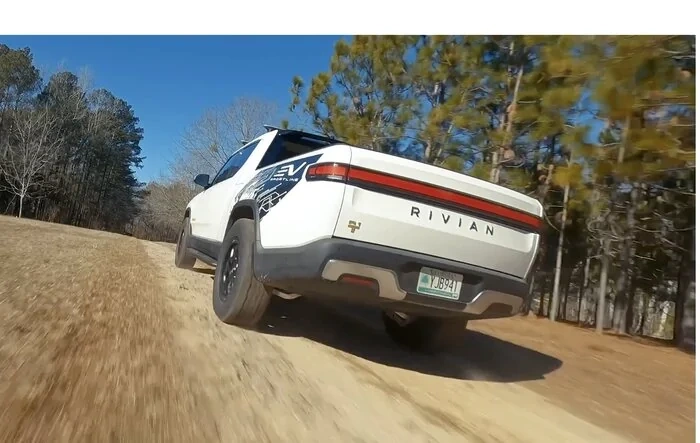 A little drone action with the R1T