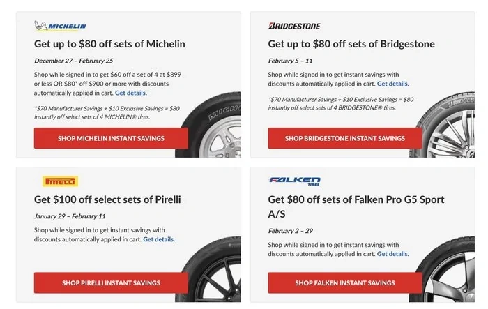 Deals & Rebates at Discount Tire!