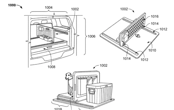 Rvian patents cargo bay divider