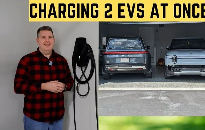 Video:  Charging Two Rivians on 200A Service