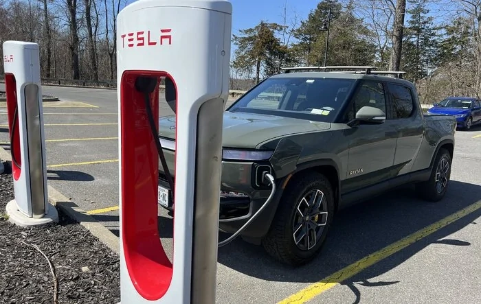 FYI: Tesla Supercharges will not work with Rivians until officially announced as compatible.