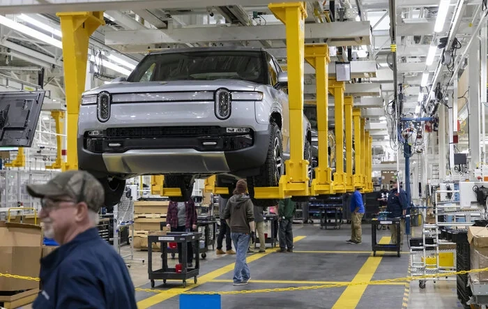 Rivian to cut 1 of 3 shifts for R1 production at Normal plant, starting next month