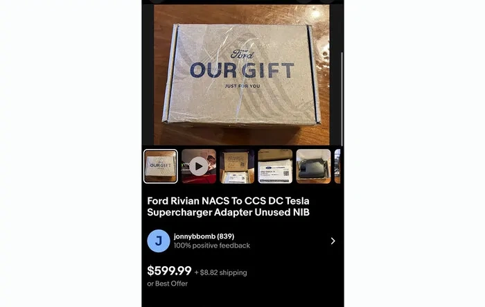 1st Ford NACS Tesla adapter on eBay sold for $600. Anyone going to sell their Rivian NACS adapter?