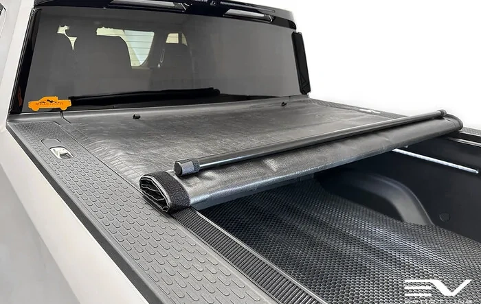 Updated RMaxx Tonneau Cover: Self-tensioning and includes L-track brackets standard! EVSportline.com