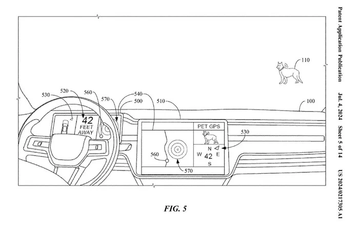 Rivian Connected Dog Collar Patent