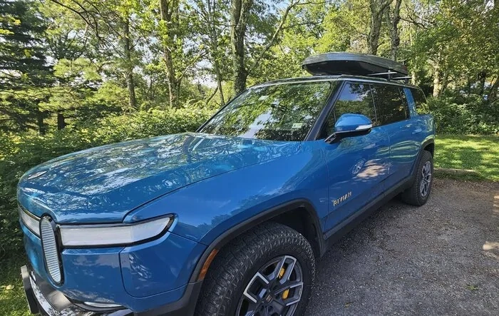Took the R1S to Big Meadows in Shenandoah National Park (VA) for weekend glamp out.