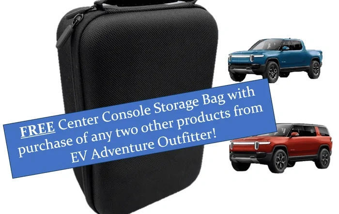 FREE Center Console Storage Bag with purchase of any two other products from EV Adventure Outfitter!