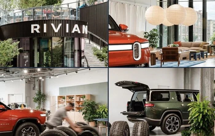 New Rivian Space opens in Back Bay, Boston