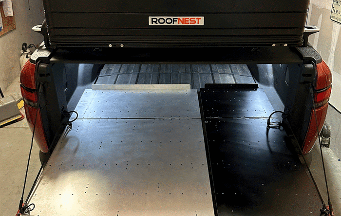 Incoming Product Alert: Bed Slider for R1T by Thunderbolt Adventure