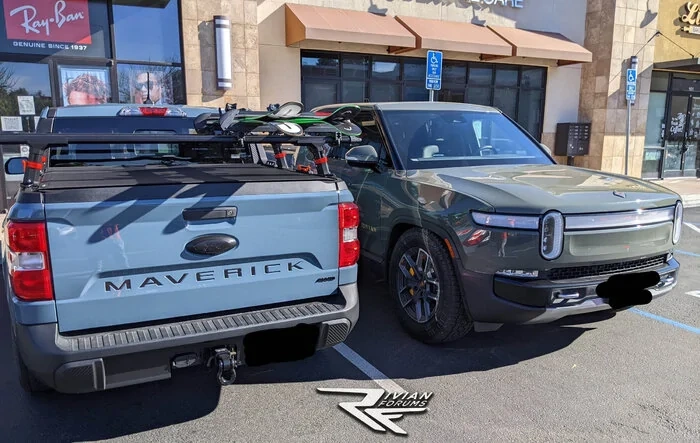 NA Truck of the Year Finalists: Rivian R1T vs Ford Maverick Side by Side