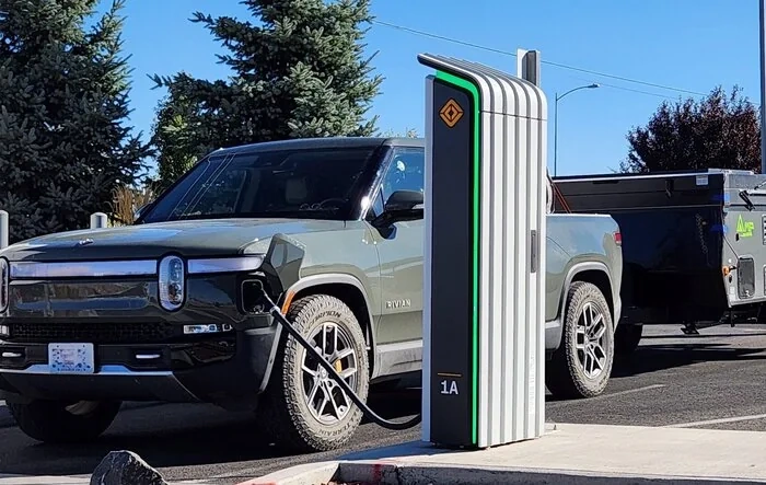 Newberry Volcano Oregon Trip Towing "All-Electric" Aliner AMP