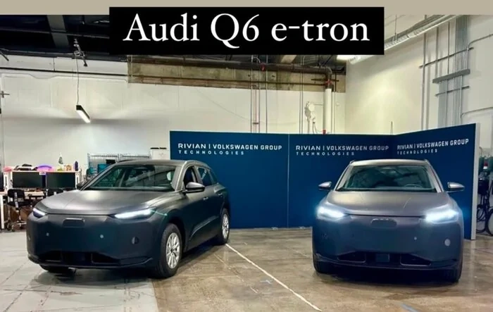 Rivian and VW JV's First Demo Vehicles -- Audi Q6 E-Tron