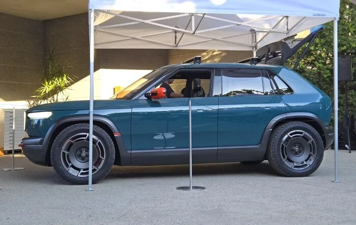 Rivian R2 and R3X at Rivian Venice / Los Angeles Auto Show!