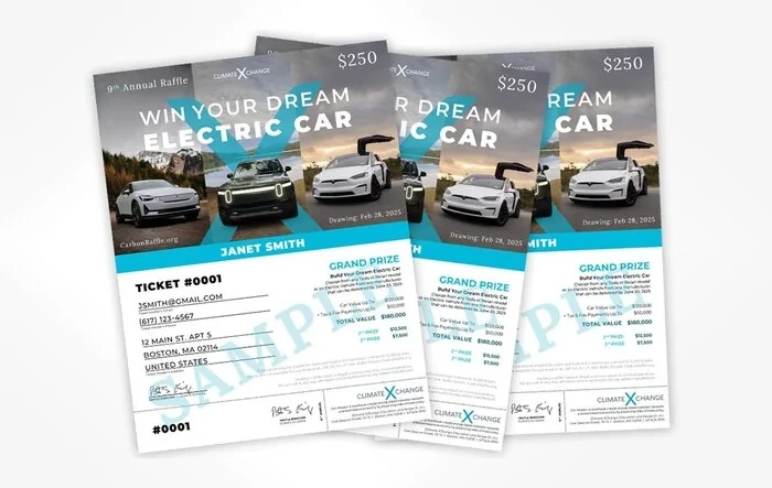 Win ANY EV priced at up to $120K, plus taxes paid, in Climate XChange's 9th Annual EV Raffle