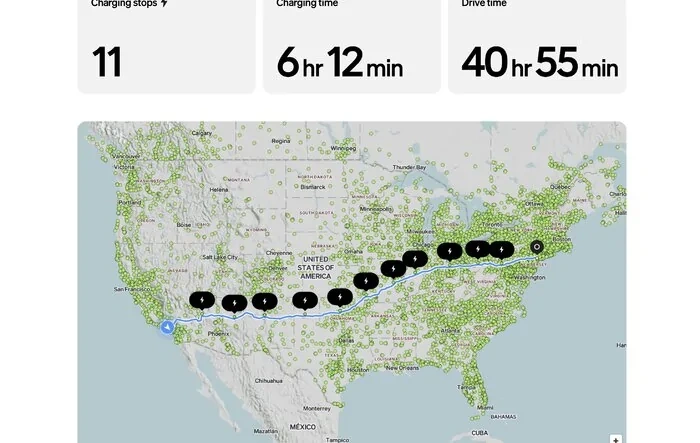 New Trip Visualizer on Rivian Website
