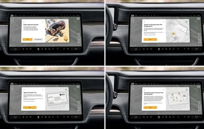 Update this week! Christmas treat, Youtube, Google Cast, Sirius XM, Pandora, Enhanced Lane Change, Scheduled Drive, Gen 2 KeyFob enhancement & fixes!