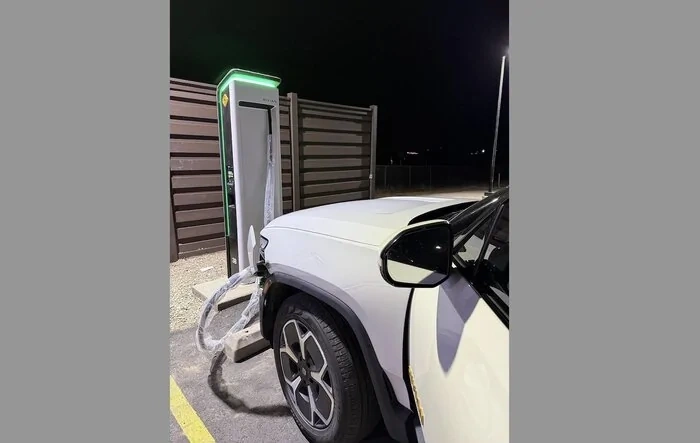 RAN x100!  The 100th Rivian Adventure Network station is now unofficially open in Flagler, Colorado!!
