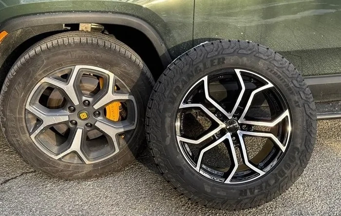 21" tire -> winter 20" tire while keeping 21" spare tire