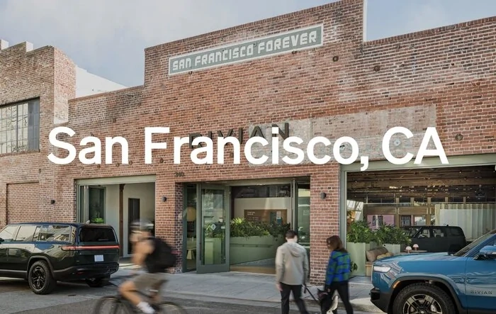 New Rivian Space in San Francisco (Fell Street) grand opening next week