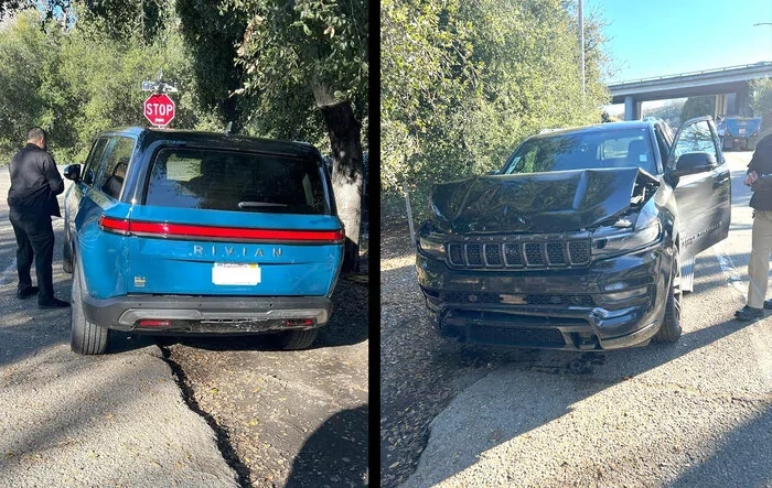 Rear ended by a Jeep Wagoneer
