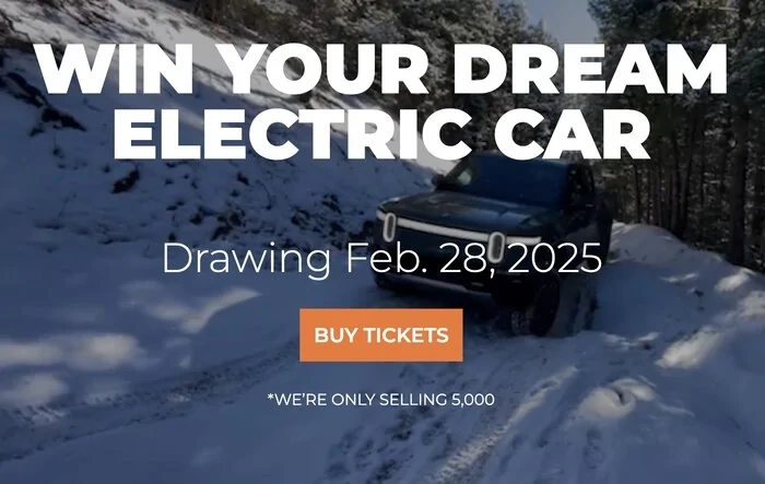 Get your ticket to win any EV before they sell out!