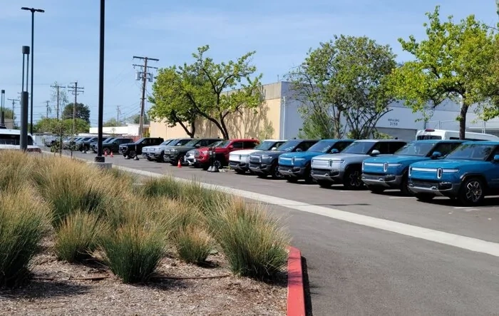 Rivian deliveries coming soon at Costa Mesa Service Center! (Today's pics)