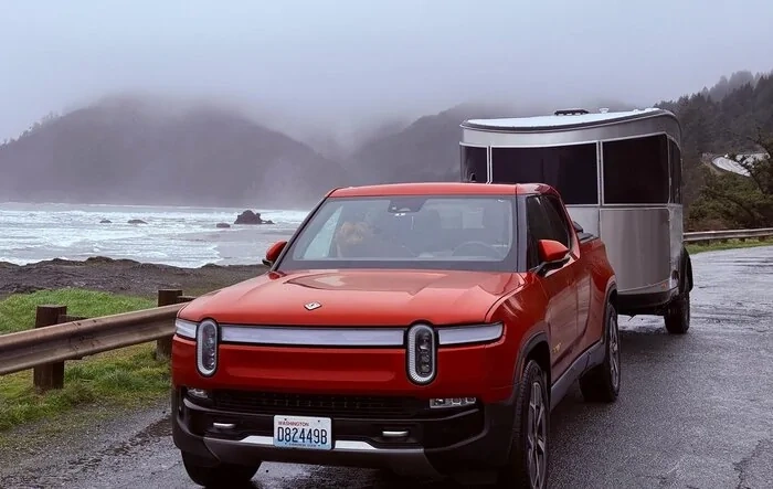 2023 R1T Quad, trip down the Oregon Coast Towing Airstream Basecamp