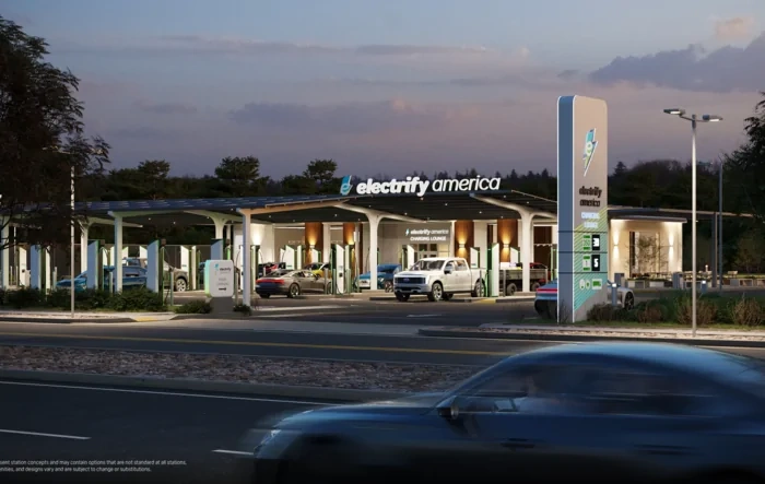 Electrify America to Create "Customer Oasis" Charging Stations. Some With Pull-Through Chargers ?