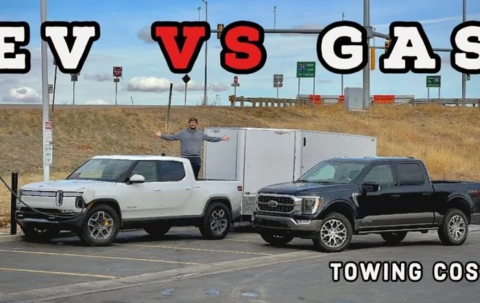 Out of Spec Towing with an Electric Truck - R1T vs Ford F-150 PowerBoost