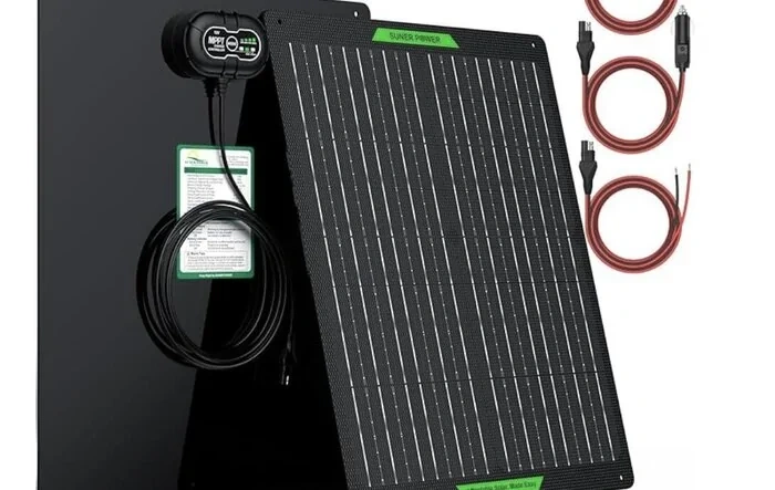Vampire Drain solar cell mounting option