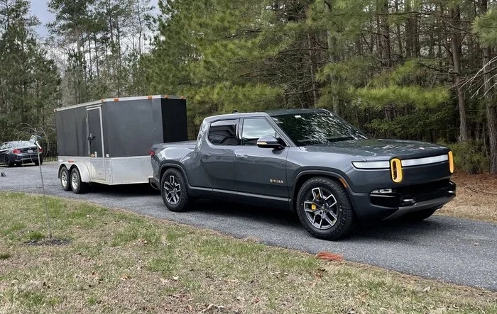 Enclosed Utility / Motorcycle Trailer Towing -- 15 mile test run today