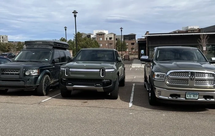 Size matters? R1T vs Land Rover LR4 and Ram 1500 comparison