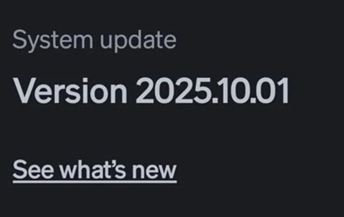 2025.10 Update Now Installing