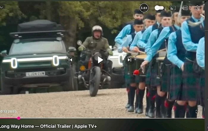 Rivians spotted in new Long Way Home series