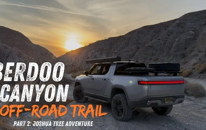 Video - Rivian through Berdoo Canyon (Joshua Tree)