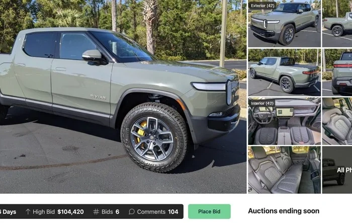 First R1T on Cars & Bids...No Reserve
