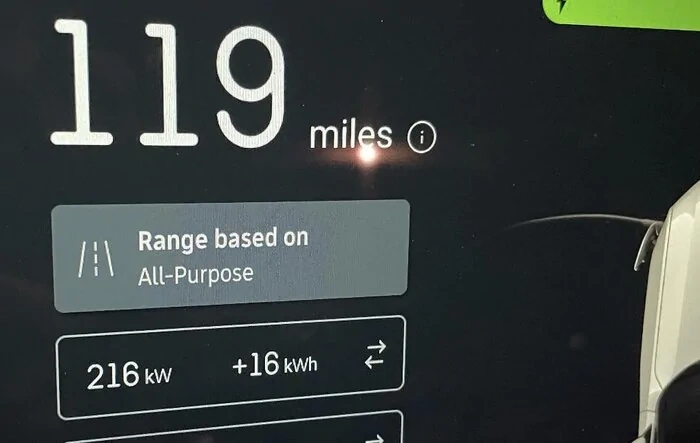 216 kw charging achieved at EA station after OTA update