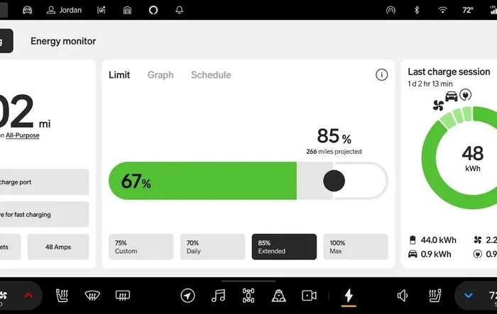 Preview of new Energy app in 2025.18 + revived talk of V2V / V2H bi-directional charging