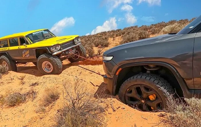 Another Rivian + MORR vehicle recovery video