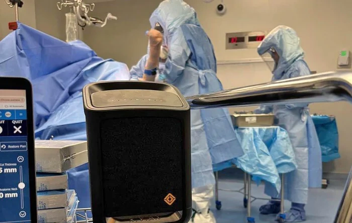 Rivian Speaker scrubs in