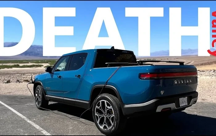 R1T to Death Valley... + CCS adapter by TeslaTap Mini